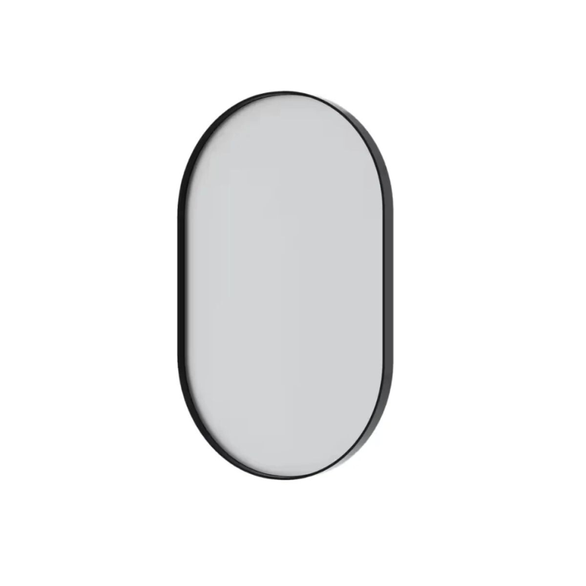 Espejo Oval Unna Negro 60x40cm Cozimax 