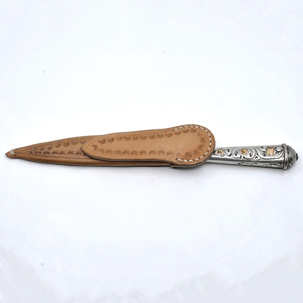 Cuchillo Antiguo Plata Y Oro. Hoja Solingen N.G.O Cuchillo Antiguo Plata Y Oro. Hoja Solingen N.G.O