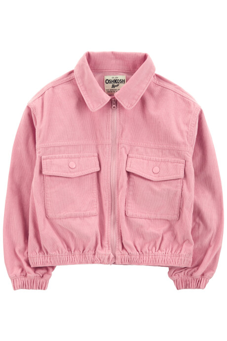Campera de pana, rosada Sin color