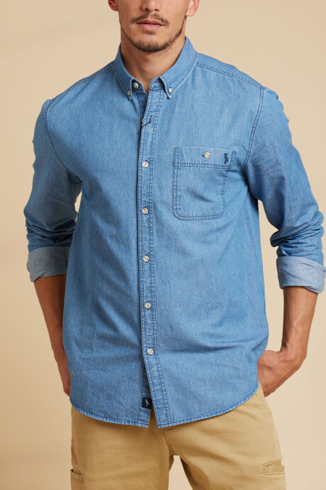 CAMISA EKSO POLANCO Azul Medio