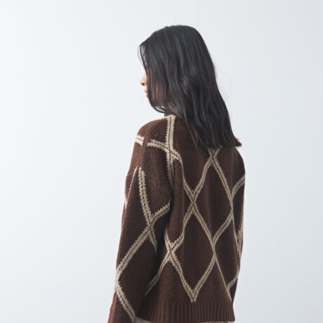 SWEATER LITAS Marrón oscuro