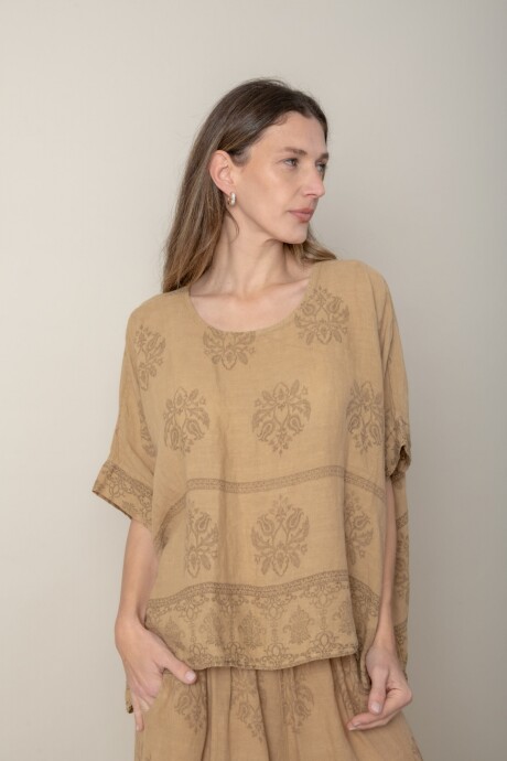 BLUSA SELENA Camel