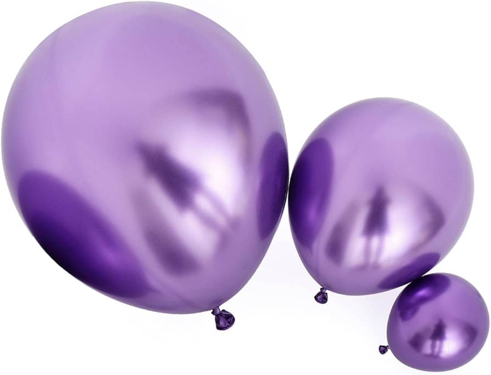 Globos Cromado Tamaño R12 X50 - Violeta 