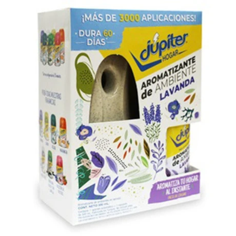 APARATO JUPITER AUTOMATICO + REPUESTO LAVANDA 300 ML APARATO JUPITER AUTOMATICO + REPUESTO LAVANDA 300 ML