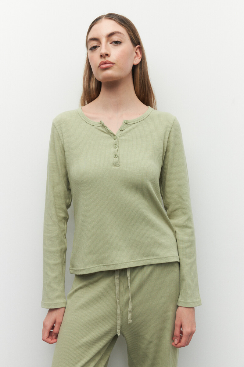 REMERA CORAL Verde Oliva