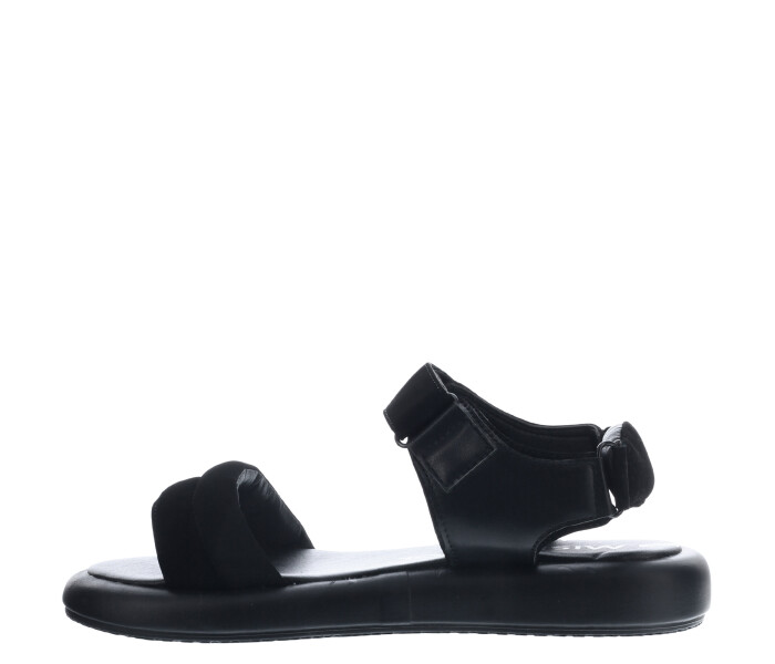 Sandalia RIBY acolchonada con velcro Black