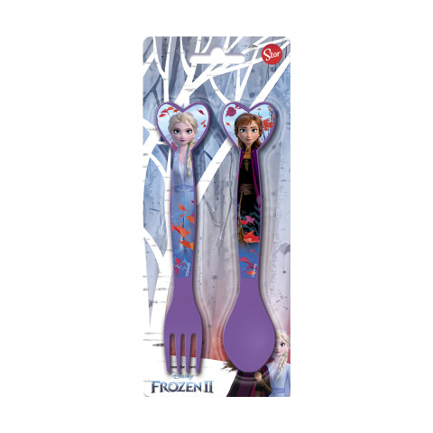 Set x 2 Cubiertos Infantiles Disney Frozen Surtido U