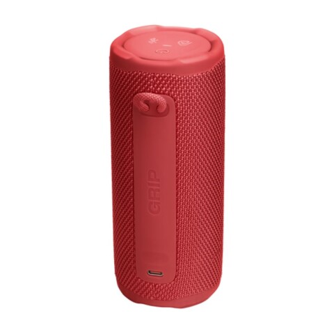 Parlante JBL Grip Bluetooth Portátil Resistente al Agua Rojo