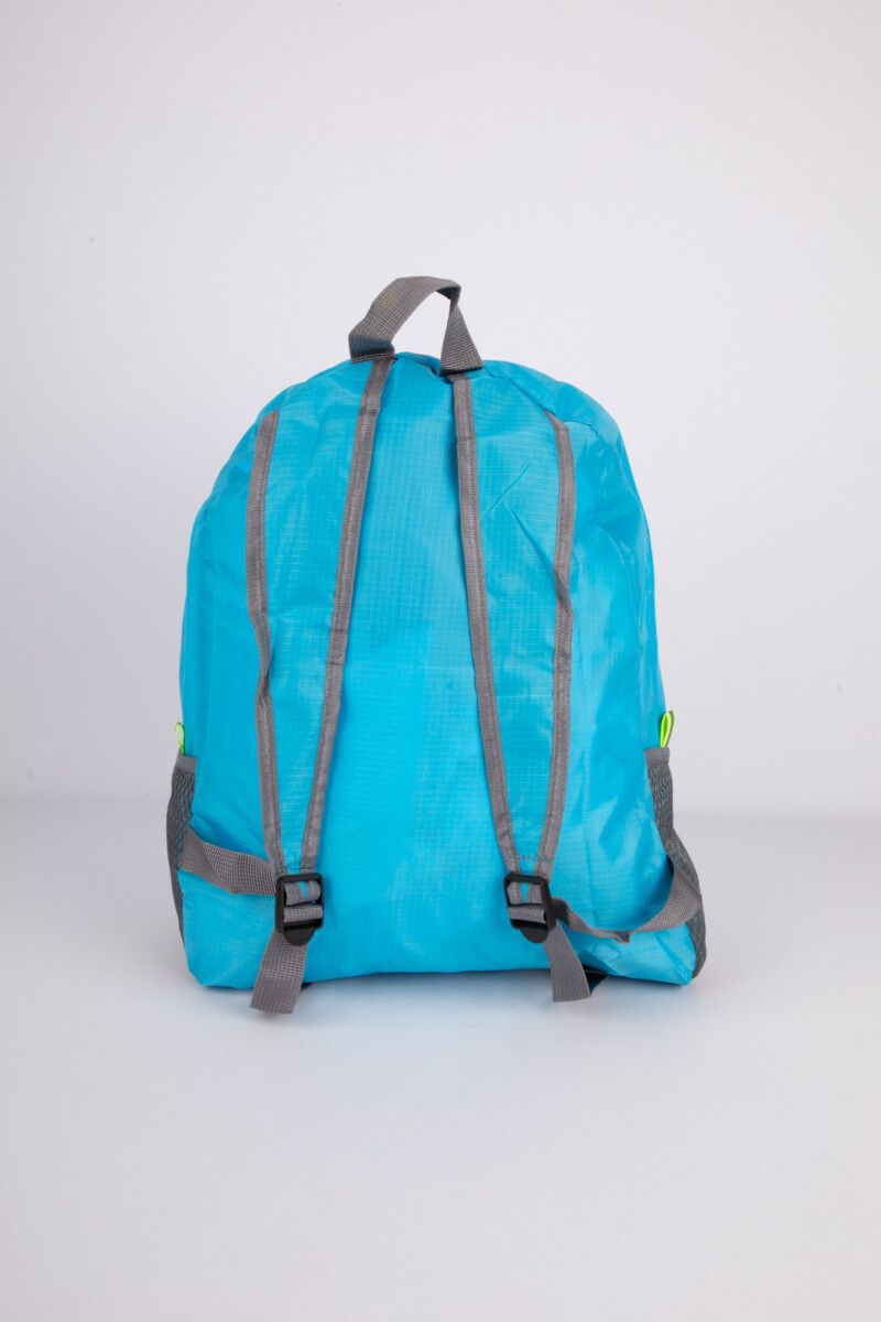 MOCHILA PLEGABLE VIAJE Turquesa