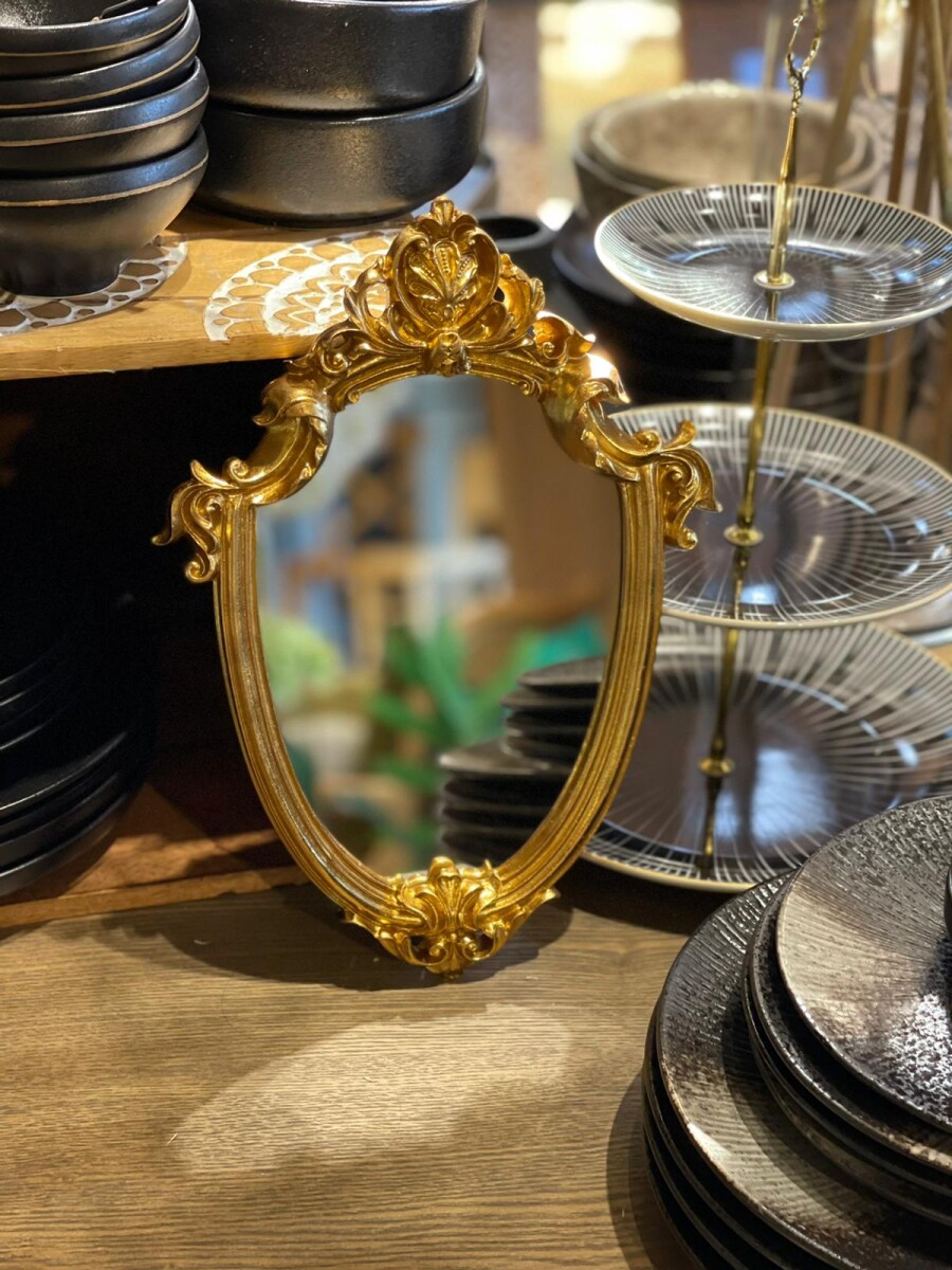 Espejo Vintage dorado 