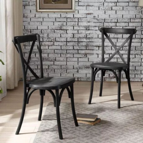 Silla Vienesa de Jardin NEGRO
