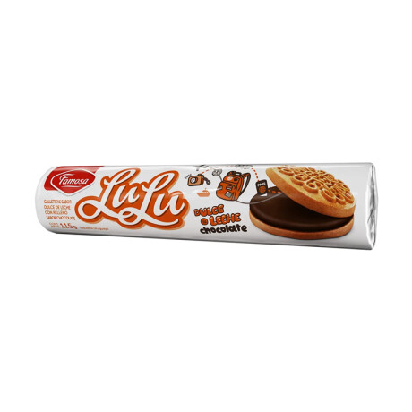 Galleta Rellena LULU 115grs Dulce de Leche y Chocolate
