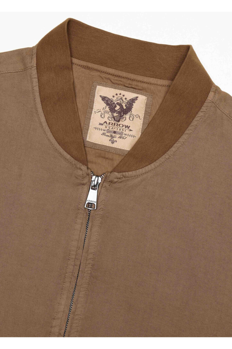 Campera Arrow Microfibra TAUPE