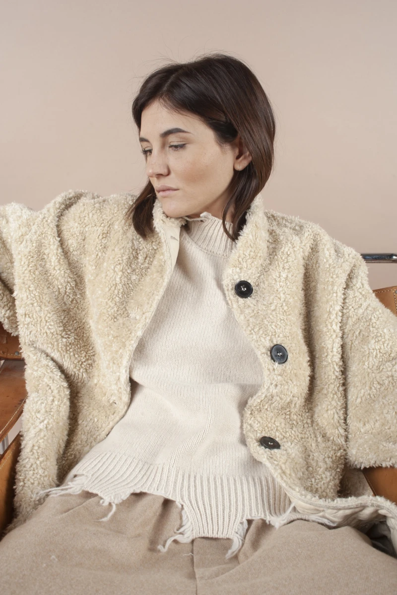 CAMPERA BOMBER Crudo