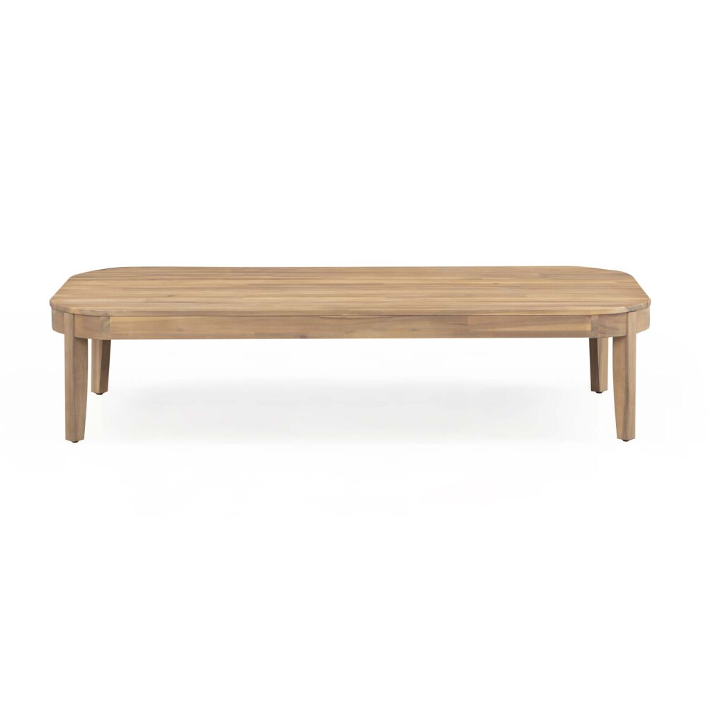 SET DE LIVING MADERA-ACACIA NATURAL-BEIGE CRUZ