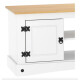 Rack TV Estilo Mexicano Color BLANCO y CERA NATURAL Rack TV Estilo Mexicano Color BLANCO y CERA NATURAL