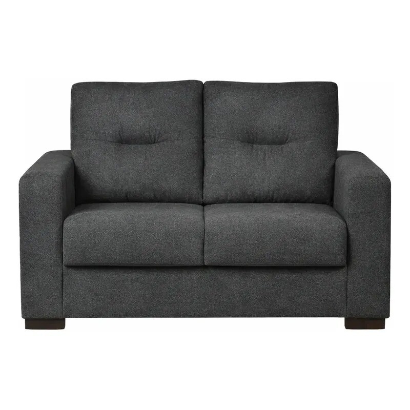 Sofá 2 cuerpos 1.35mts - Tela Pet Friendly Gris Sofá 2 cuerpos 1.35mts - Tela Pet Friendly Gris