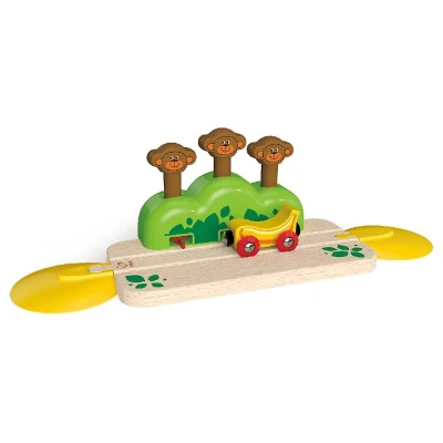 Monos saltarines vía de tren Hape Monos saltarines vía de tren Hape