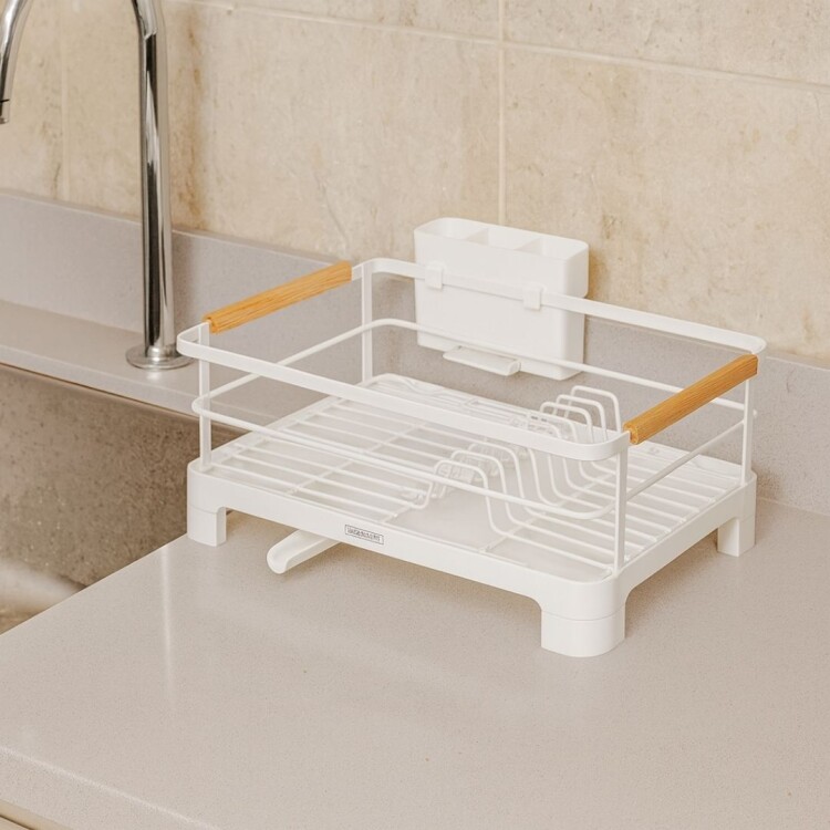 Escurridor de Platos con Bndeja Tramontina Blanco Escurridor de Platos con Bndeja Tramontina Blanco
