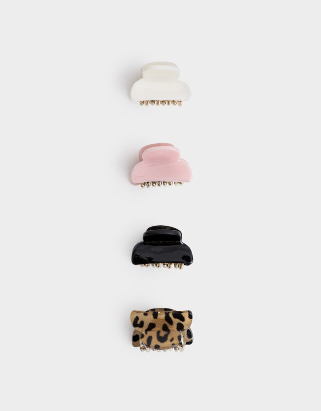Broches Sets Animal Print Set De Broches Resina - Combinacion Multicolor
