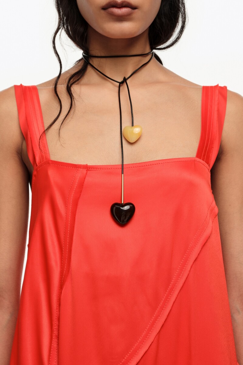 VESTIDO VUELO Rojo