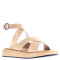 Sandalias de Mujer Miss Carol DALA simil croco Beige