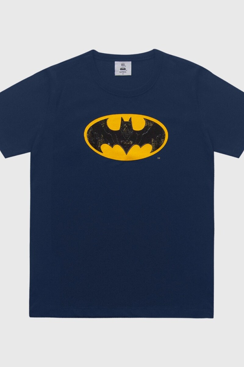 Remera Infantil. Azul Marino.