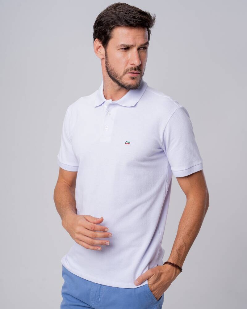 REMERA POLO BLANCO