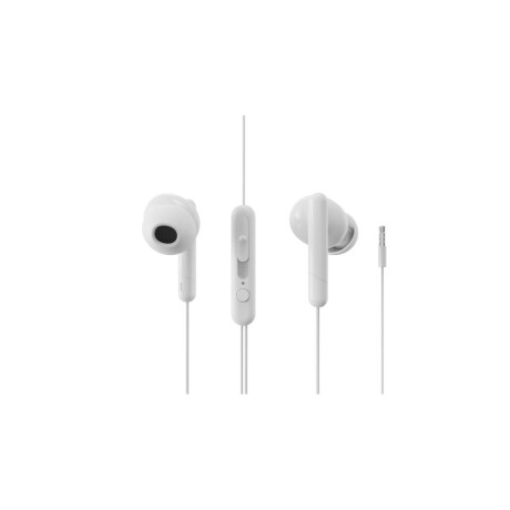 Auriculares con cable Tech blanco