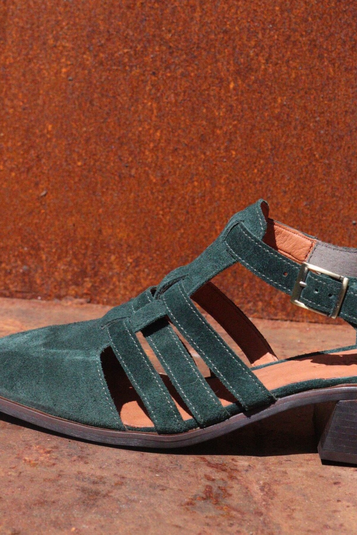 Sandalia Mallorquina Verde Inglés