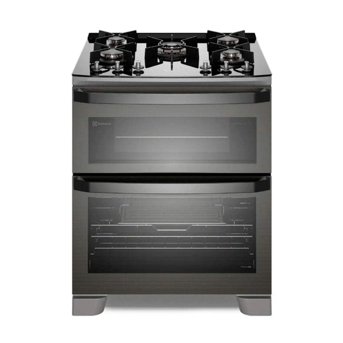 Cocina 5 Hornallas Doble horno mesada vidrio Electrolux FE5AD 