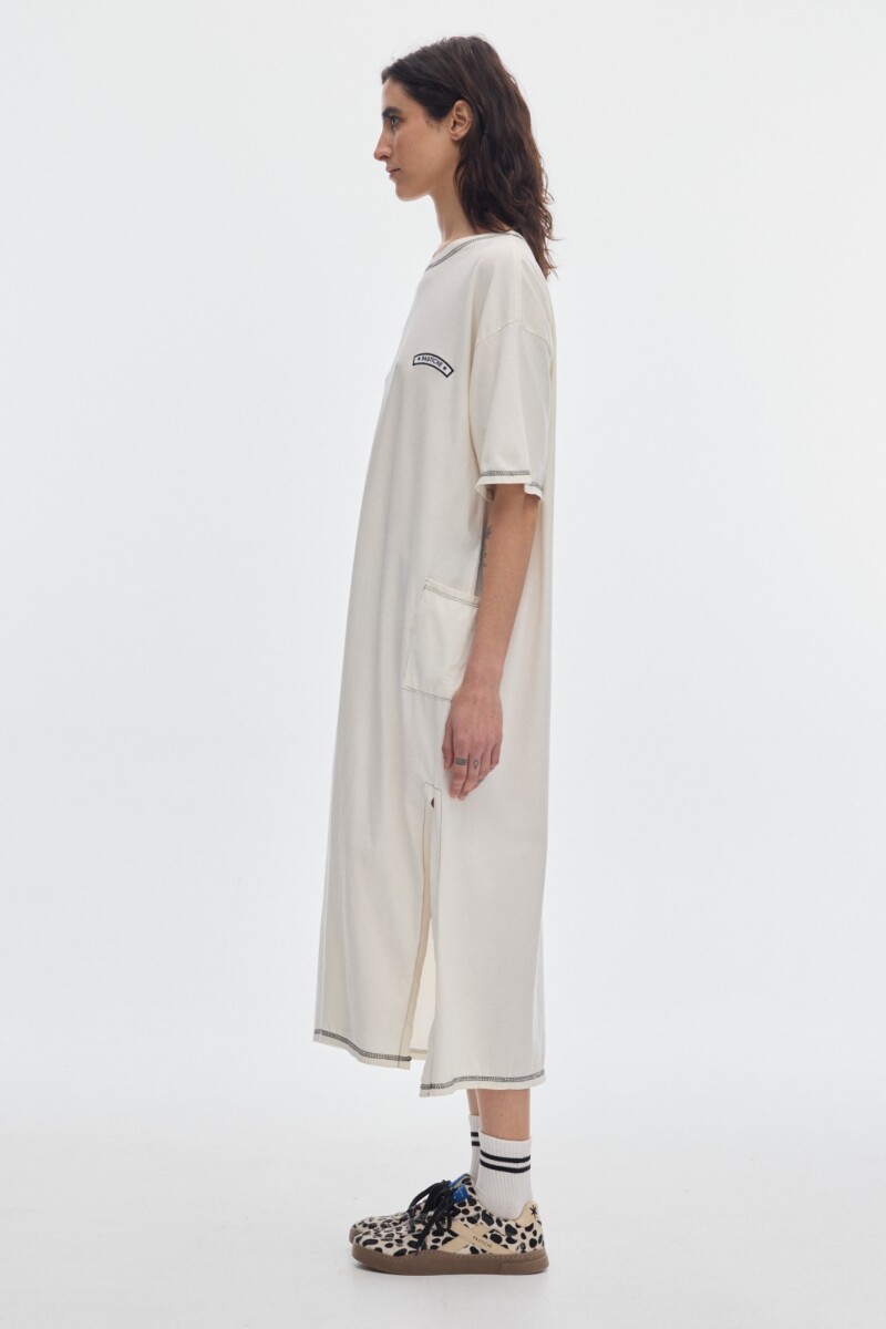 Vestido Pad Bold Offwhite