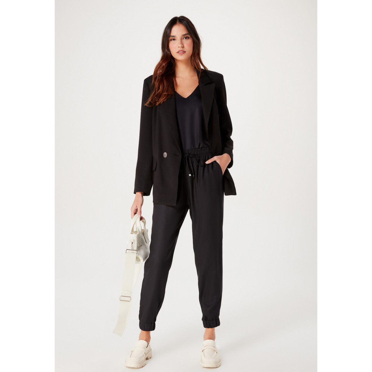 BLUSA SM FEM - NEGRO 