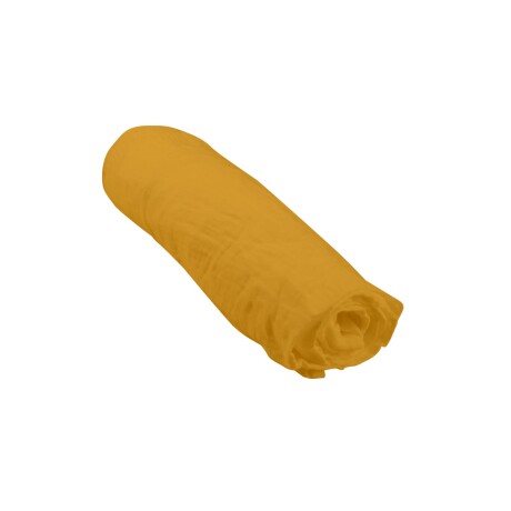 SÁBANA BAJERA CUNA ALGODON AMARILLO COTTON GAUZE MOSTAZA