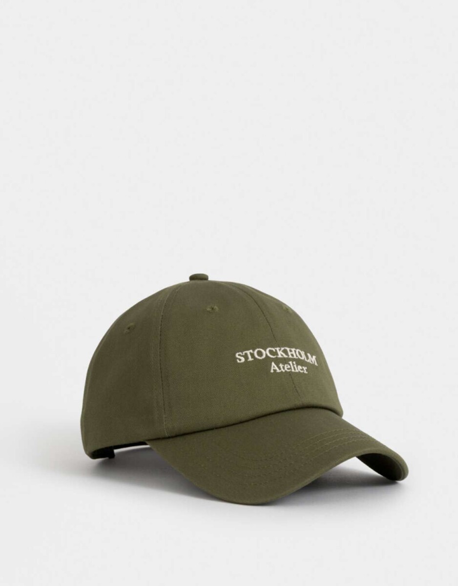 Gorra Bordada - Verde Medio 