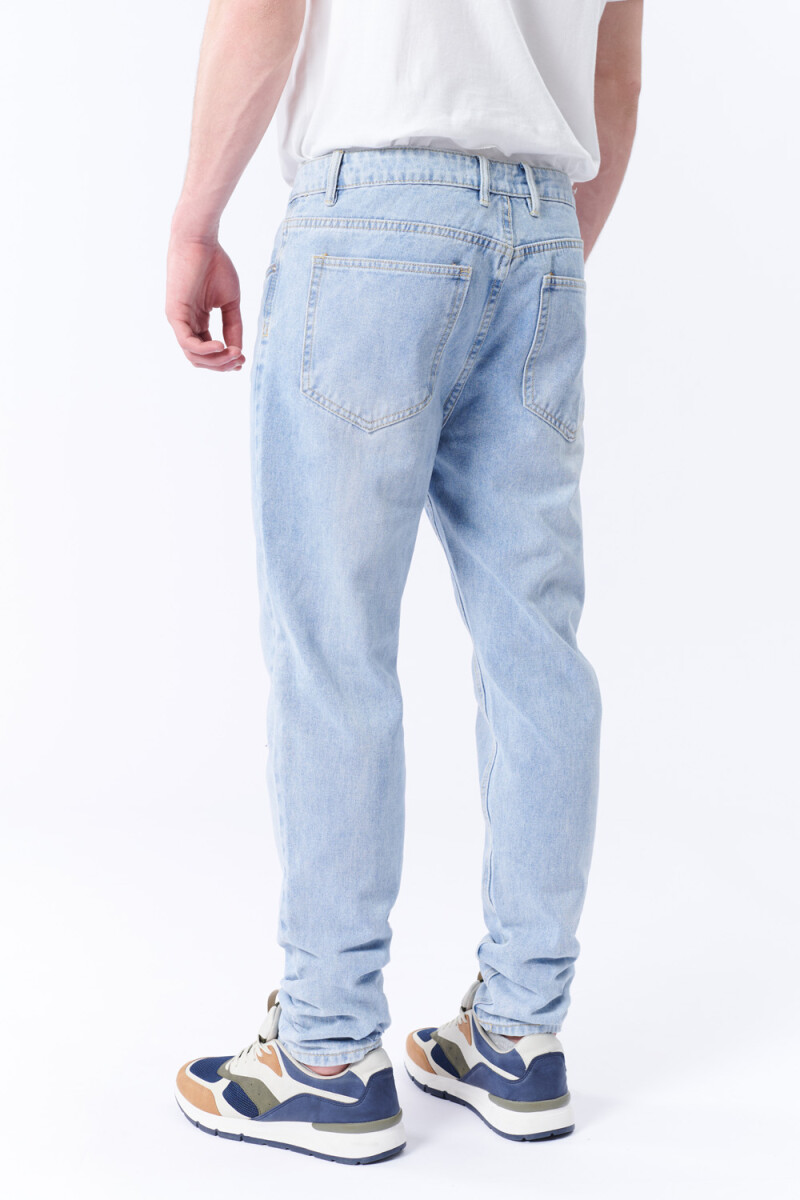Pantalón jean slim Azul Claro