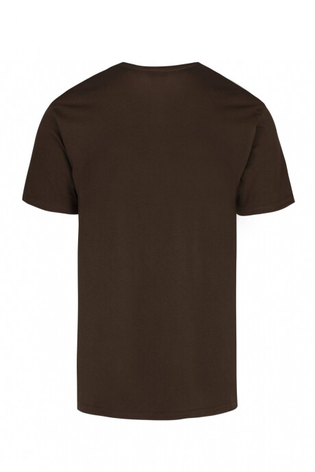 Camiseta a la base peso completo - Talle XXXL Chocolate