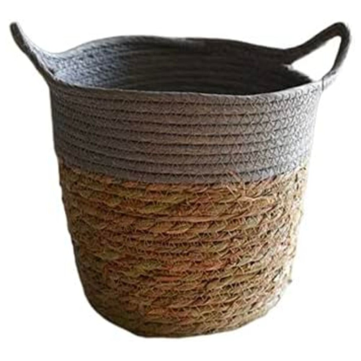 Canasto Seagrass 20 cm - Gris 