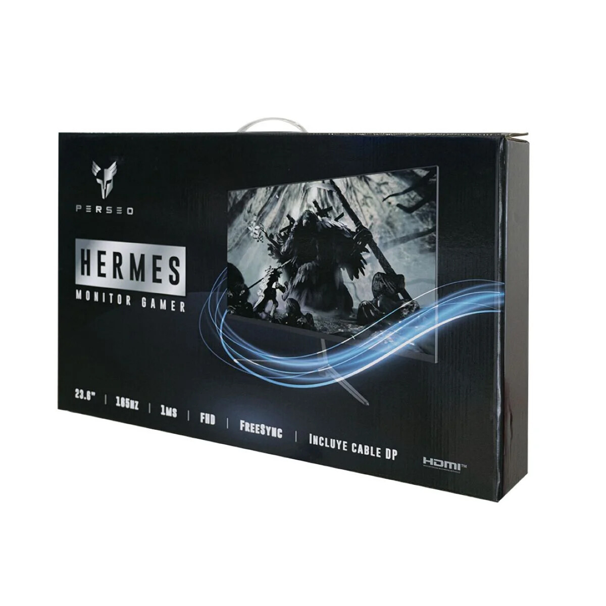 Monitor Gamer Perseo Hermes 23.8" Full HD 165hz 1ms Black