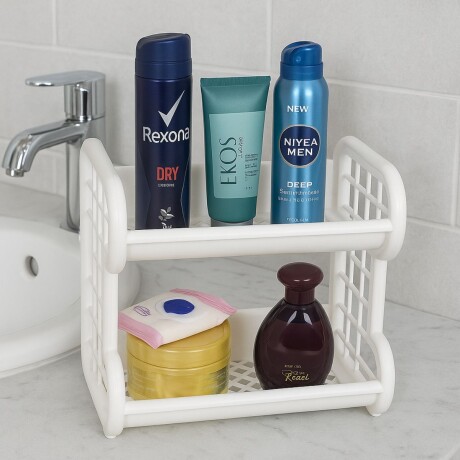 Estante organizador multiuso 2 estantes BLANCO