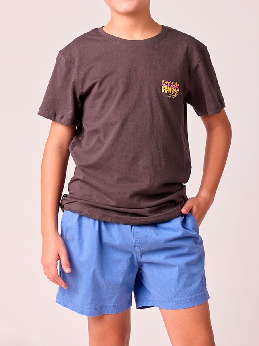 T-SHIRT ANENTO TEEN RUSTY - Gris Oscuro 