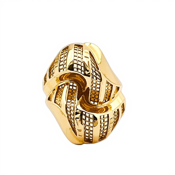 Anillo Calado-Oro bajo-Sin Piedra-AN8198 sinpiedra