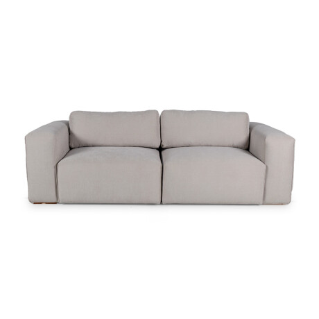 Sofá Cártago (Retráctil) - Tela Microfibra - 3 cuerpos FX4-10 (Beige)