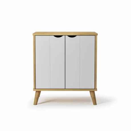 APARADOR ARMARIO 2 PUERTAS EN MADERA MACIZA BLANCO