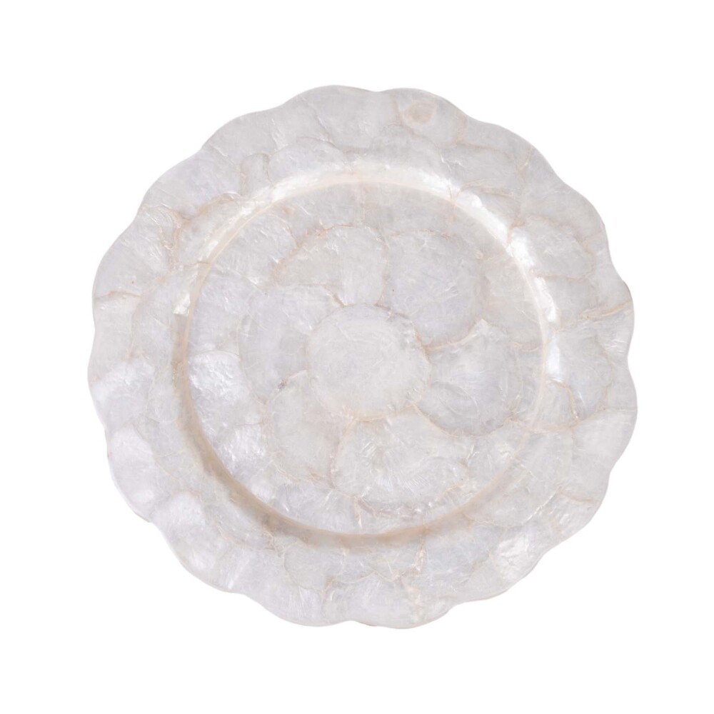 PLATO DE SITIO NACAR NATURAL-BEIGE CPCS 2403