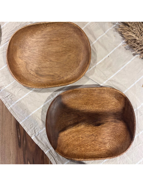 BANDEJA OVAL MADERA 40X25X2.5CM BANDEJA OVAL MADERA 40X25X2.5CM