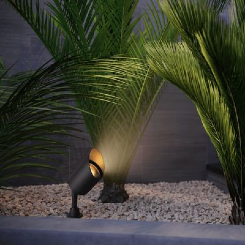 ESTACA LED LIOR IP65 PC MR16 GU10 NEGRO ESTACA LED LIOR IP65 PC MR16 GU10 NEGRO