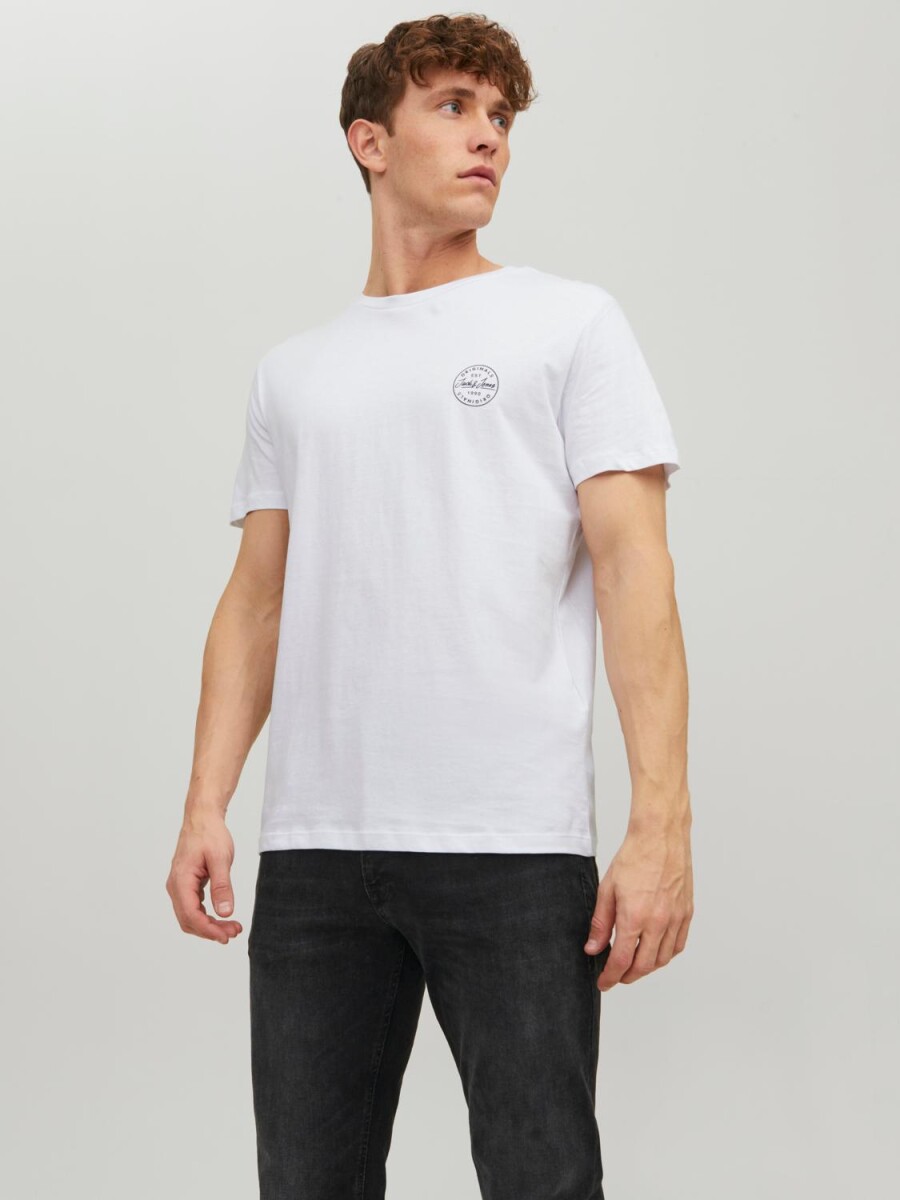 Polera Shark Mini Logo - White 