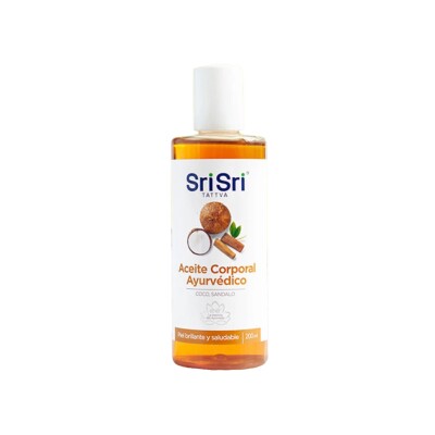 Aceite de Sándalo y coco Sri Sri 200 ml. Aceite De Coco Y San Sri 200ml