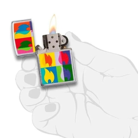 Encendedor Zippo abstract flame desing - 26923 Encendedor Zippo abstract flame desing - 26923